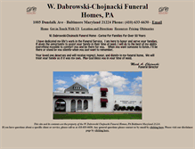 Tablet Screenshot of dabrowski-chojnacki-fh.com